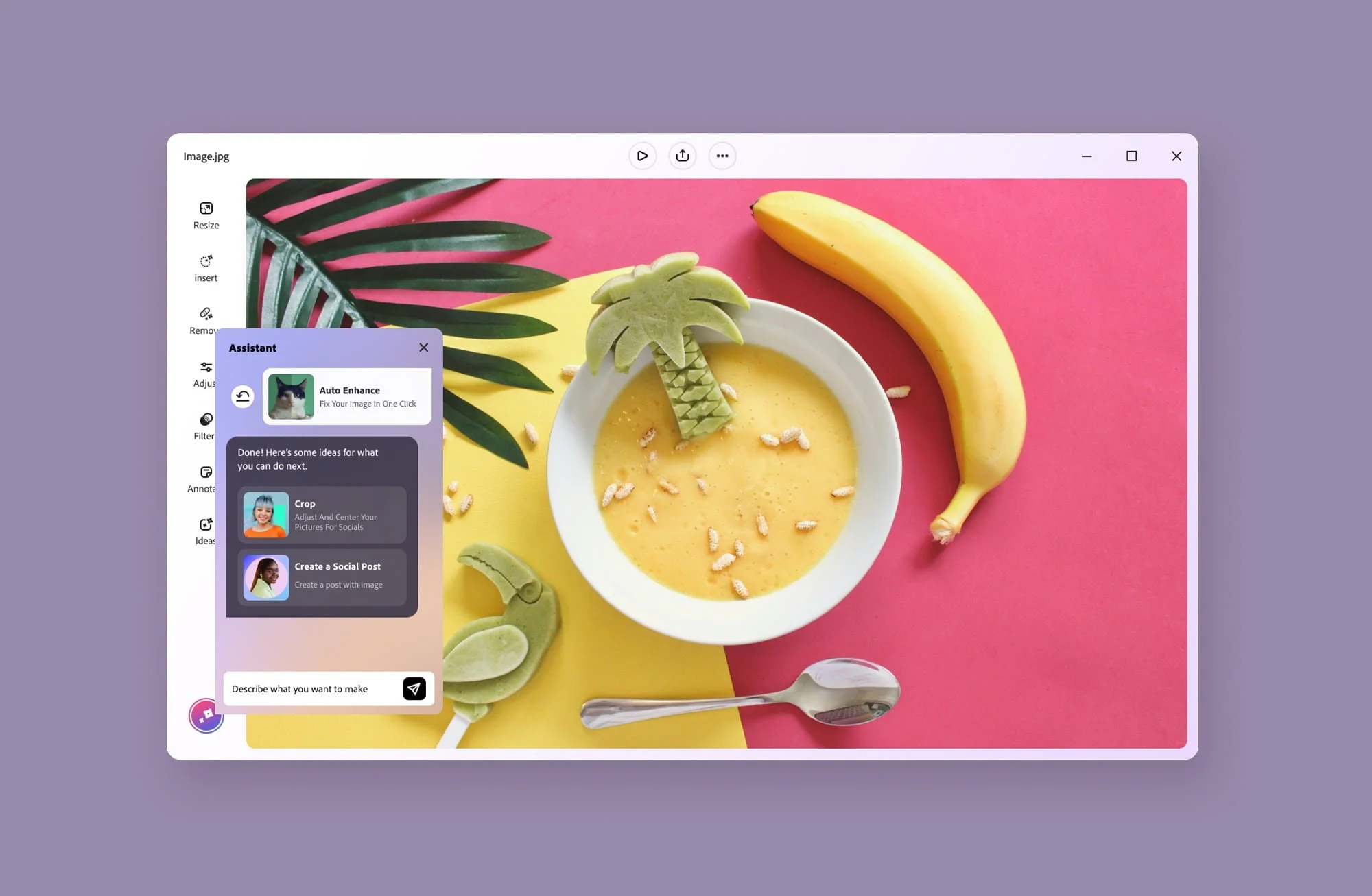 Adobe AI Image Editor スクリーンショット1