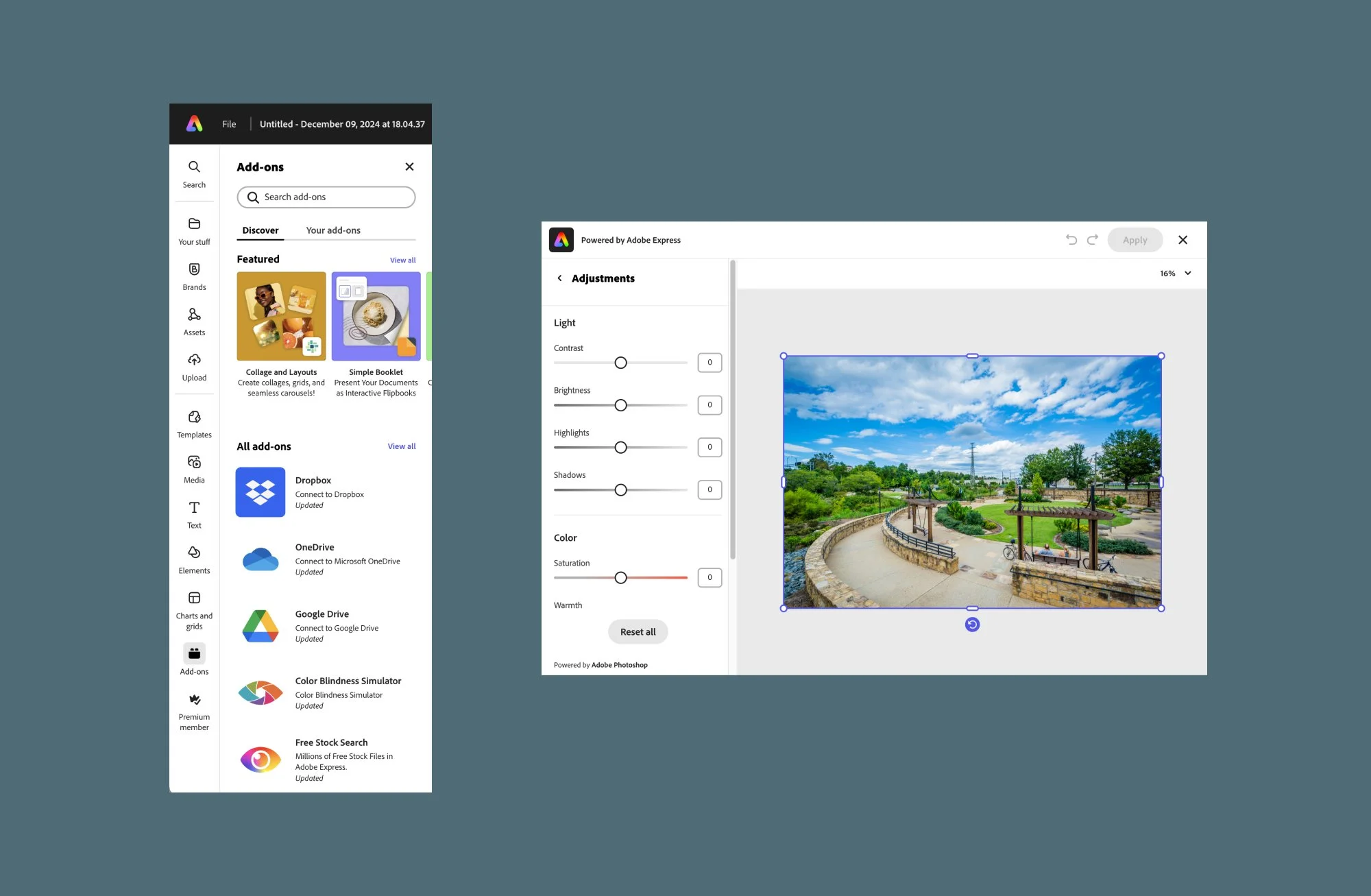 Adobe Express Enterprise スクリーンショット1